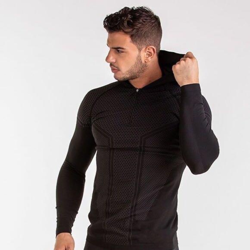 Rare Gymshark Onyx Imperial V1 Long sleeve hoodie